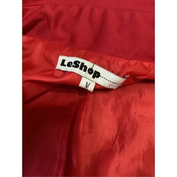 Unique Style Vintage Double Breasted Red Trench Coat M - Picture 5 of 8